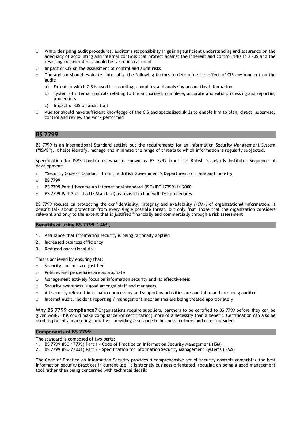 Information System Auditing - Page 3