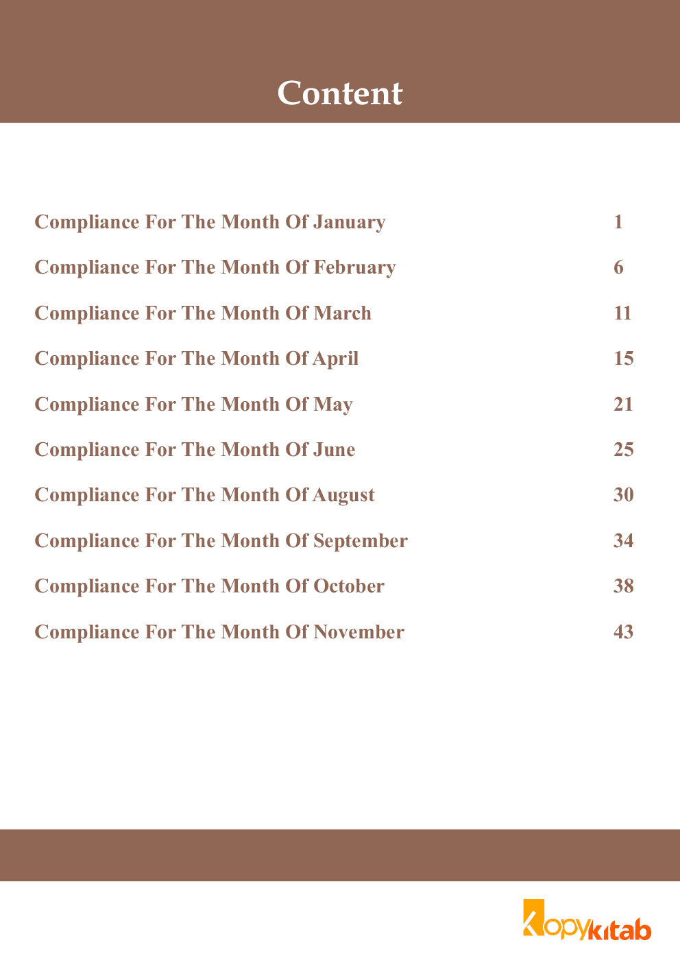 Compliance Calender - Page 2