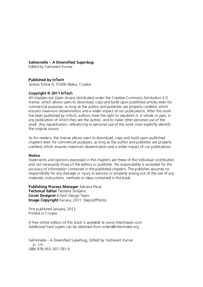Salmonella-A Diversified Superbug - Page 3