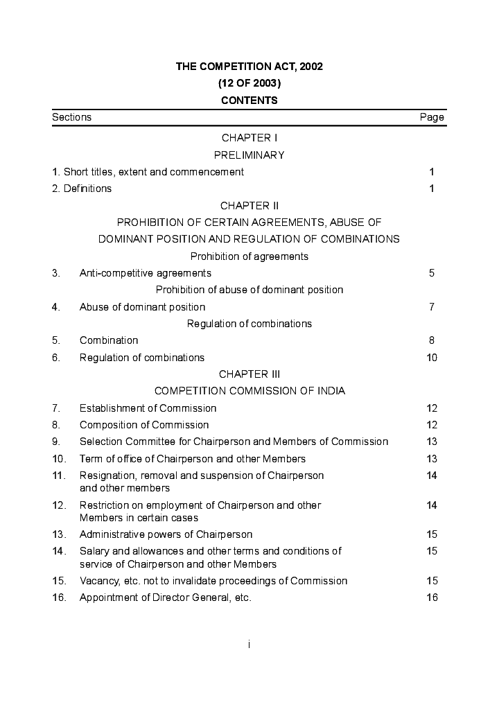 The Competition Act, 2002 - Page 2