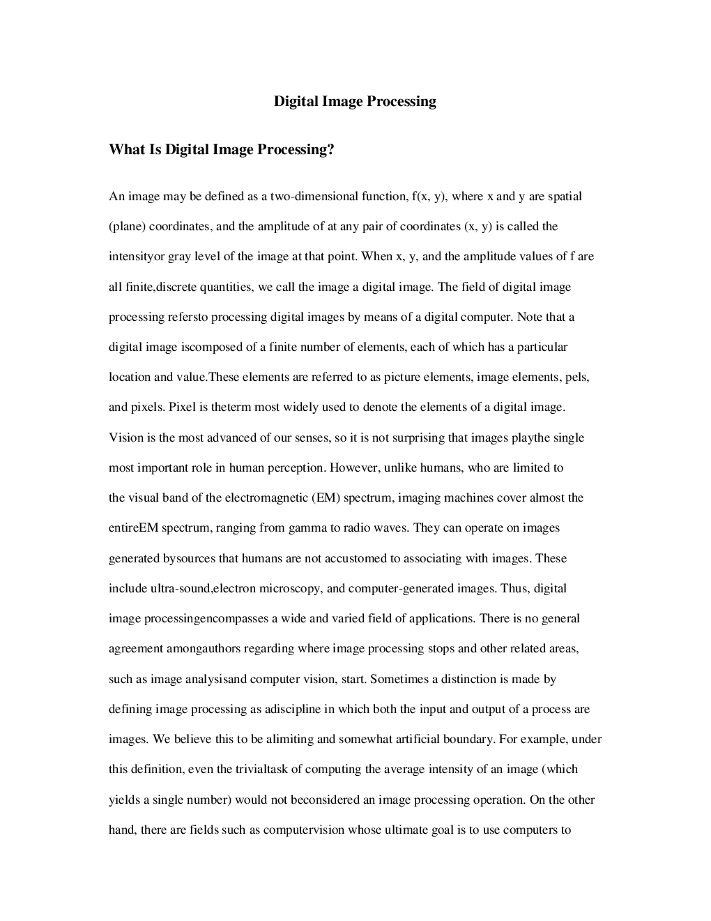 Introduction and Digital Image Fundamental Notes eBook - Page 2