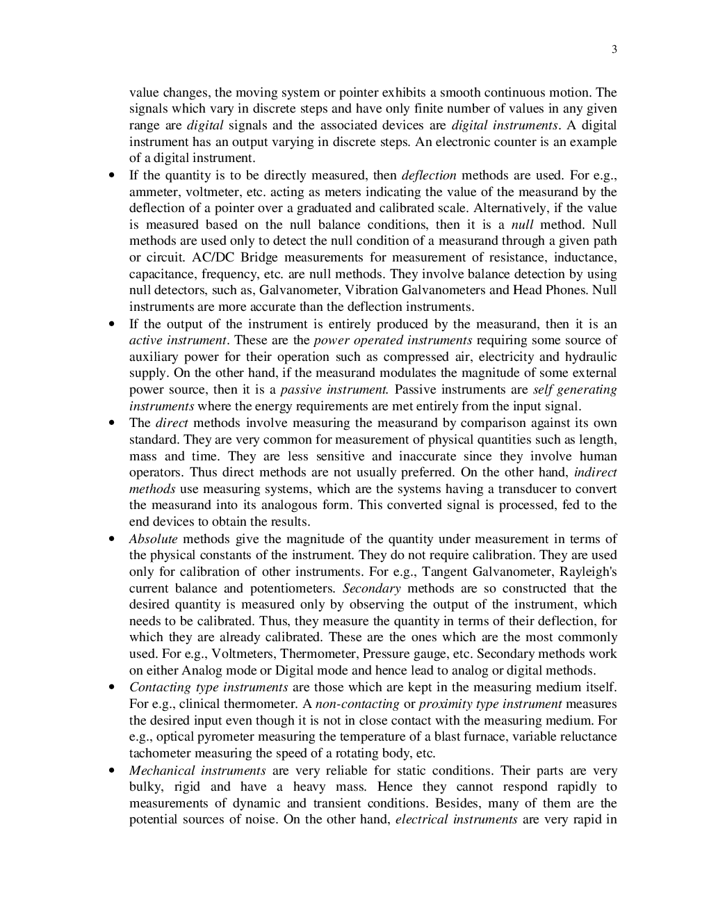 Electric and Electronic Measurement and Instrumentation Notes eBook - Page 5