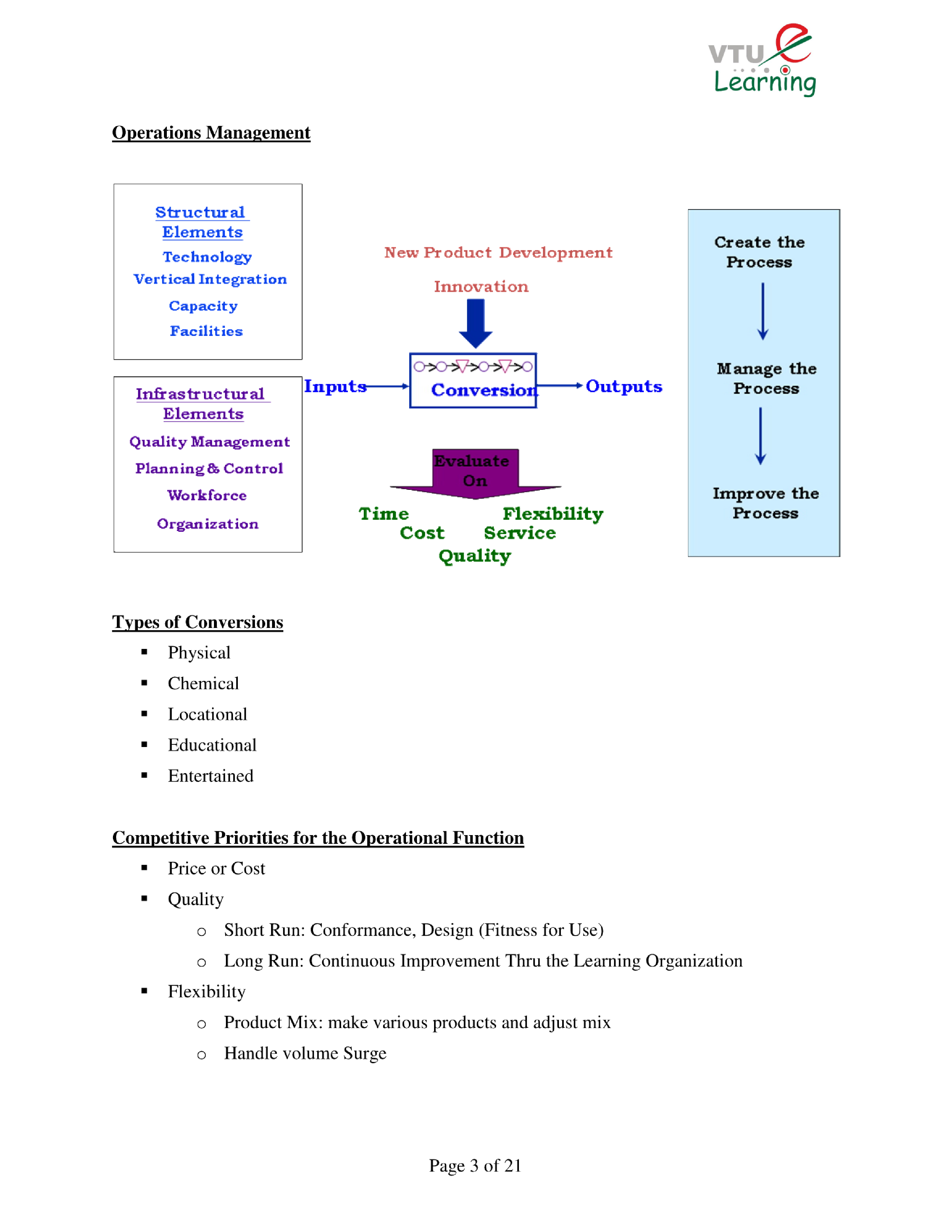 Operations Management Notes eBook - Page 4