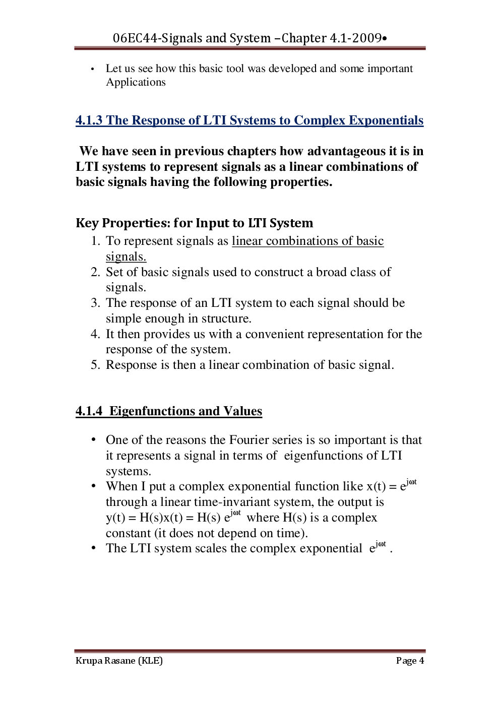 Signals and Systems Notes eBook - Page 5