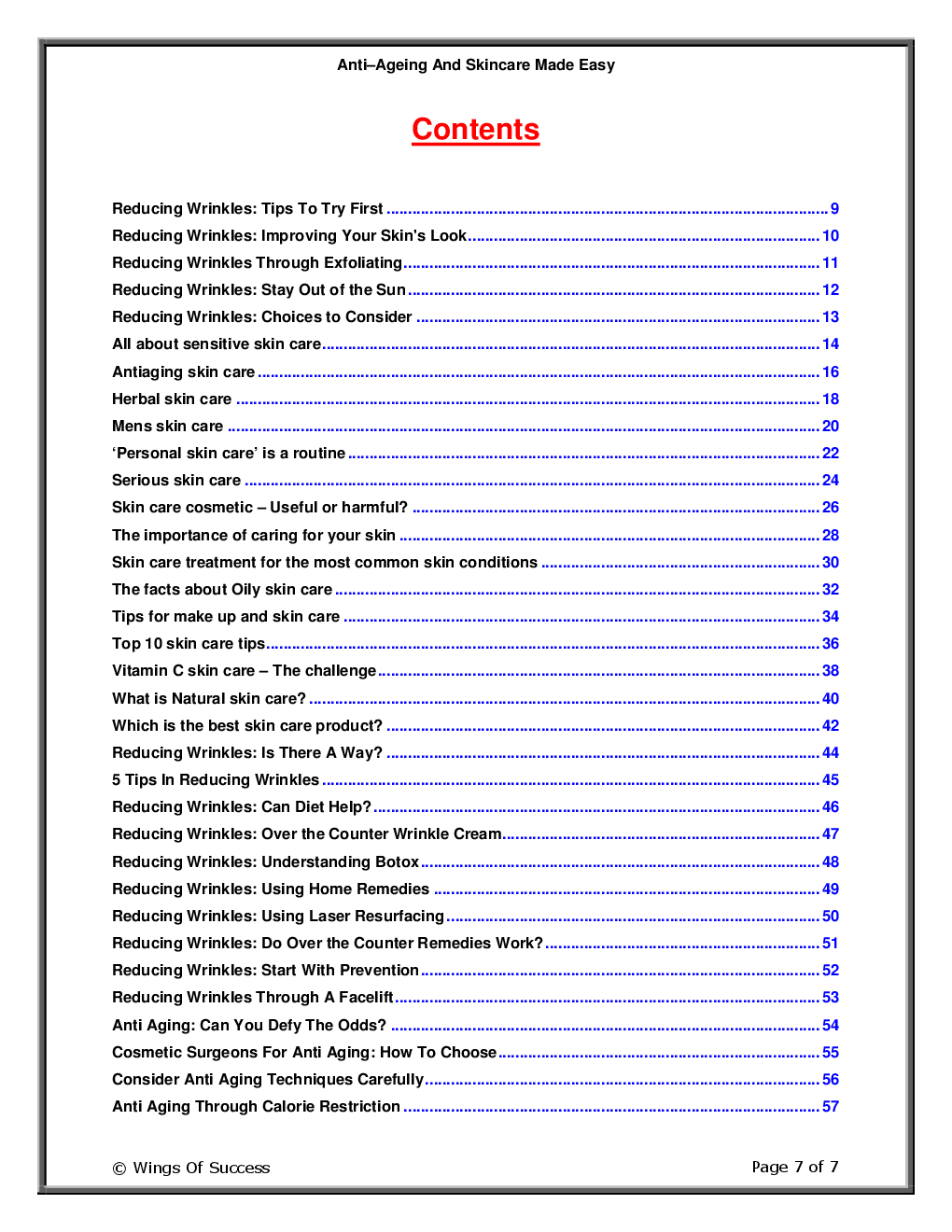 Anti Ageing And Skincare Made Easy - Page 2
