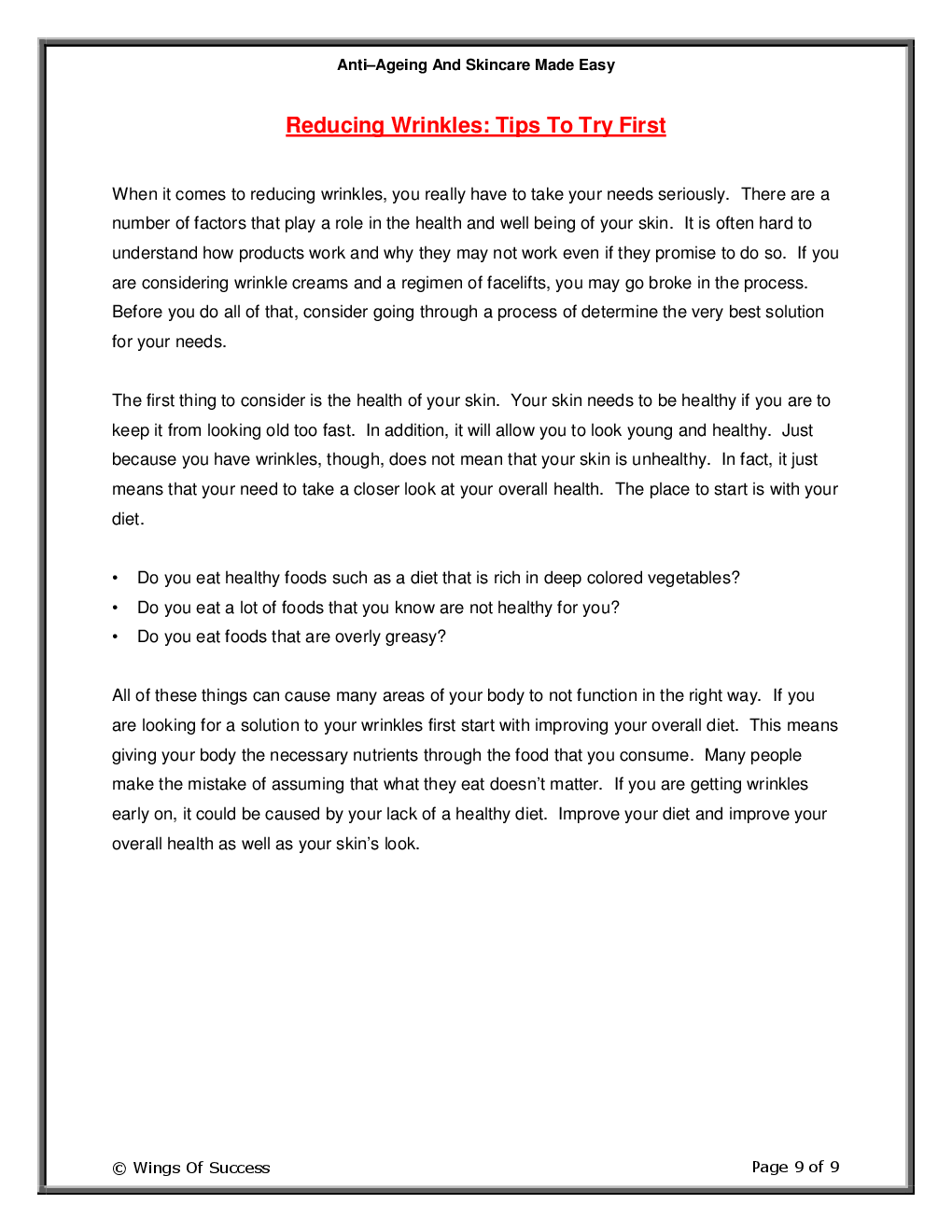 Anti Ageing And Skincare Made Easy - Page 4