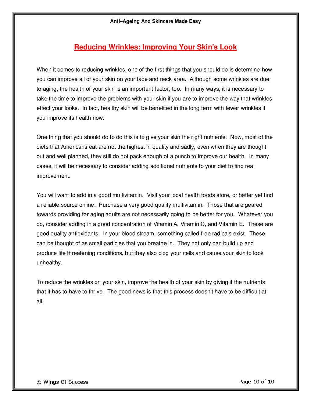 Anti Ageing And Skincare Made Easy - Page 5