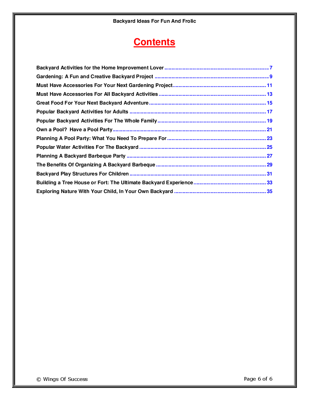 Backyard Ideas For Fun And Frolic - Page 2
