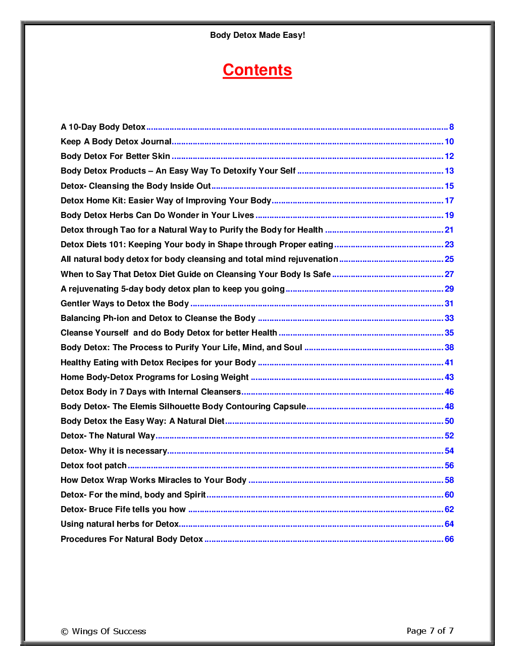 Body Detox Made Easy! - Page 2