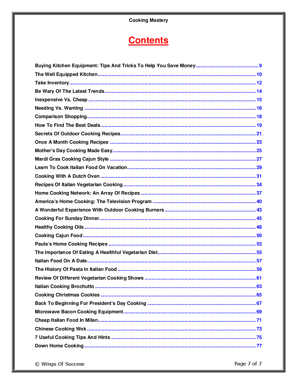 Cooking Mastery - Page 2