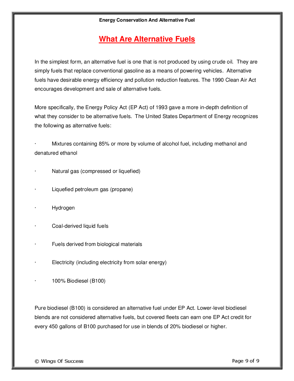 Energy Conservation And Alternative Fuel - Page 4