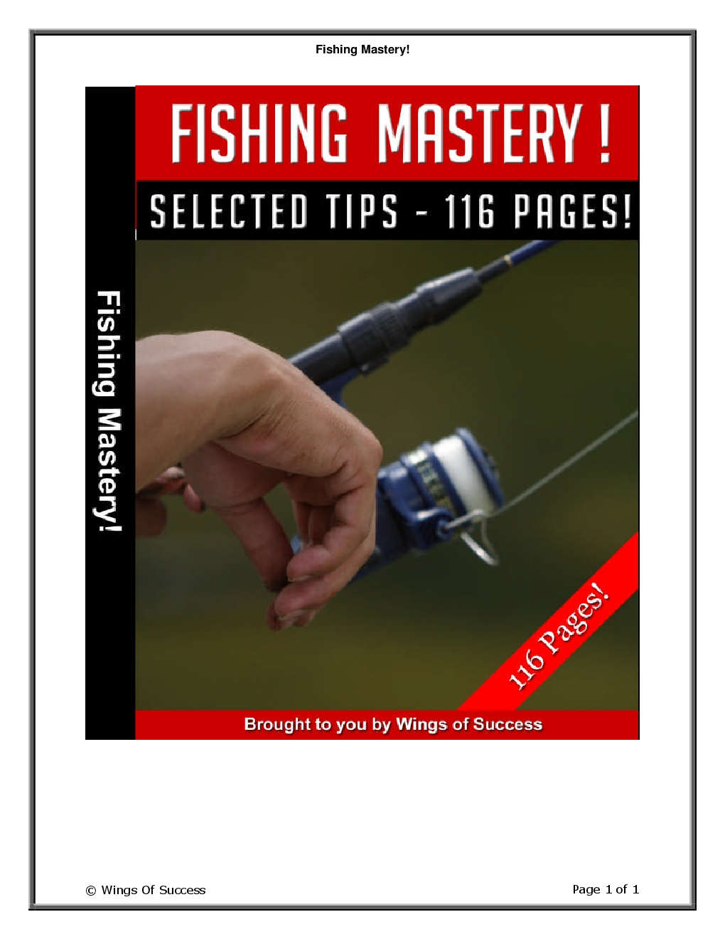 Fishing Mastery! - Page 1