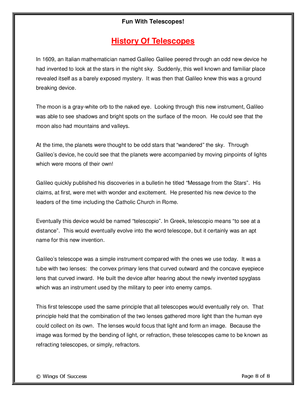 Fun With Telescopes! - Page 4