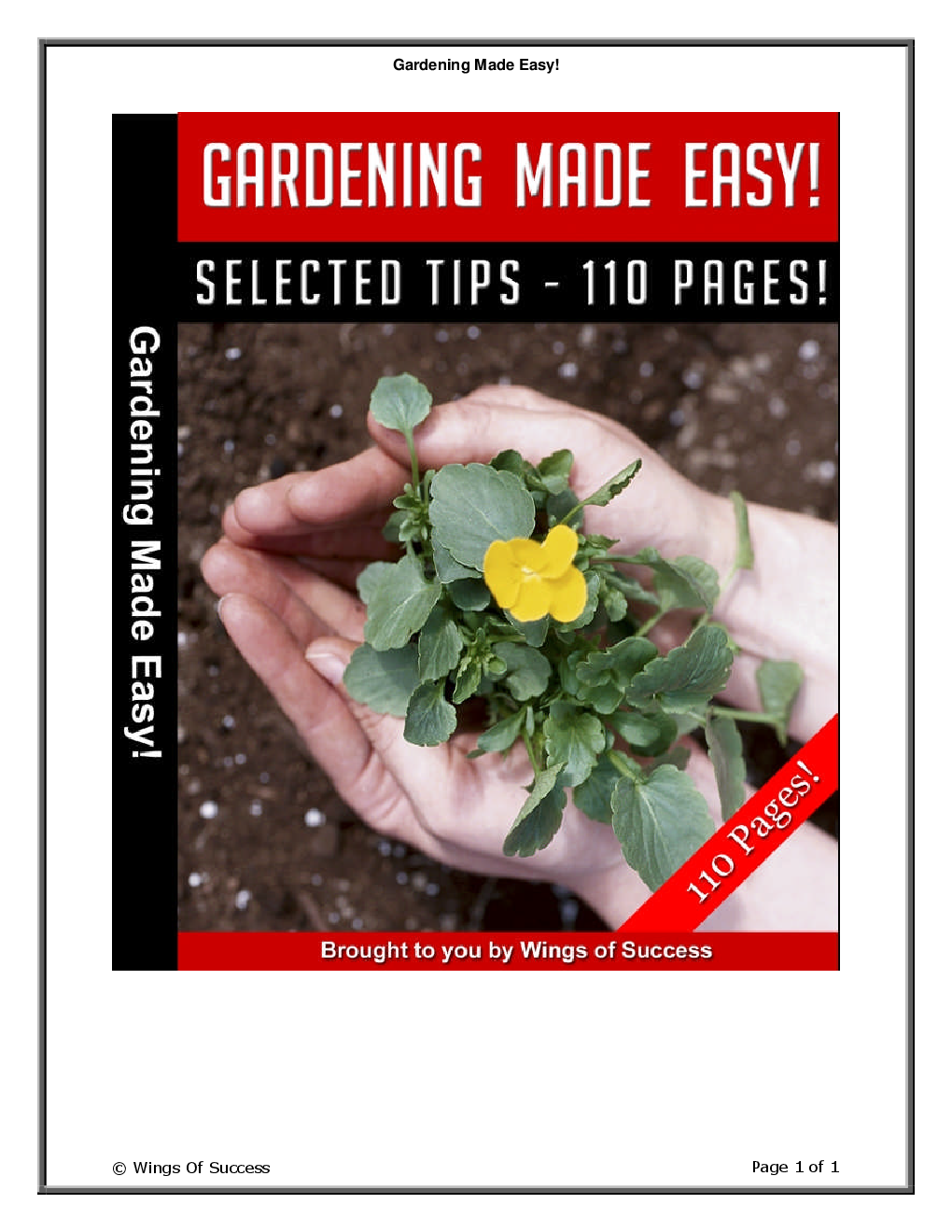 Gardening Made Easy! - Page 1