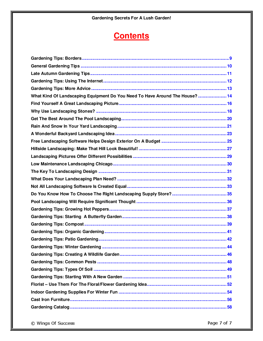 Gardening Secrets For A Lush Garden! - Page 2