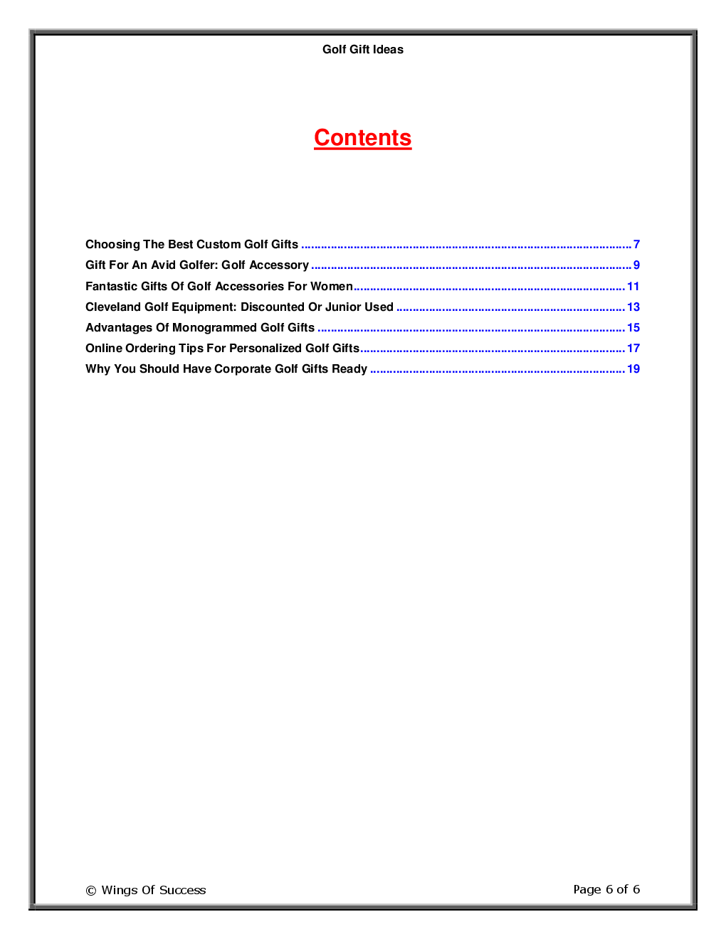 Golf Gift Ideas - Page 2