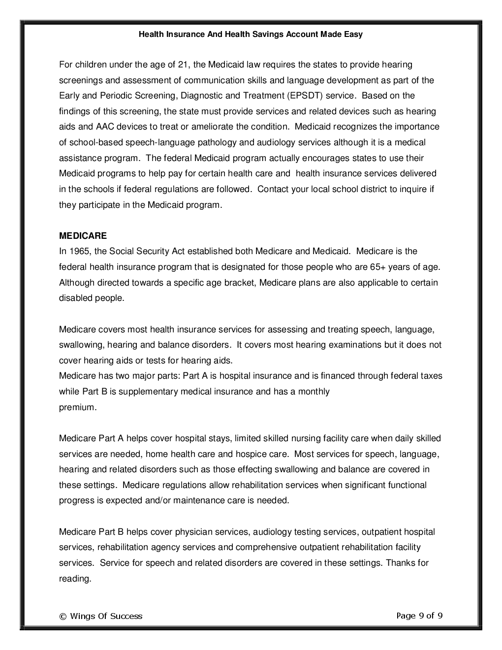 Health Insurance And Health Savings Account Made Easy - Page 4