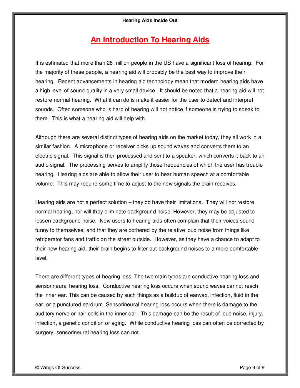 Hearing Aids Inside Out - Page 4