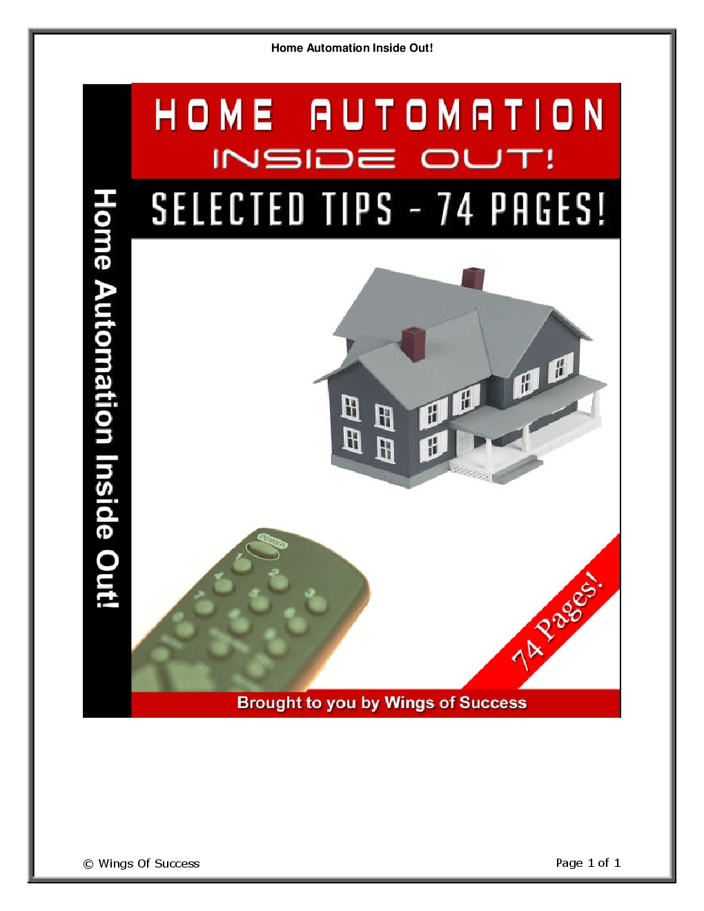 Home Automation Inside Out! - Page 1