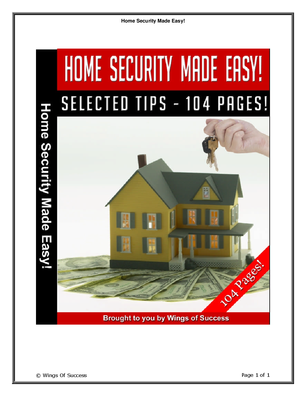 Home Security Made Easy! - Page 1