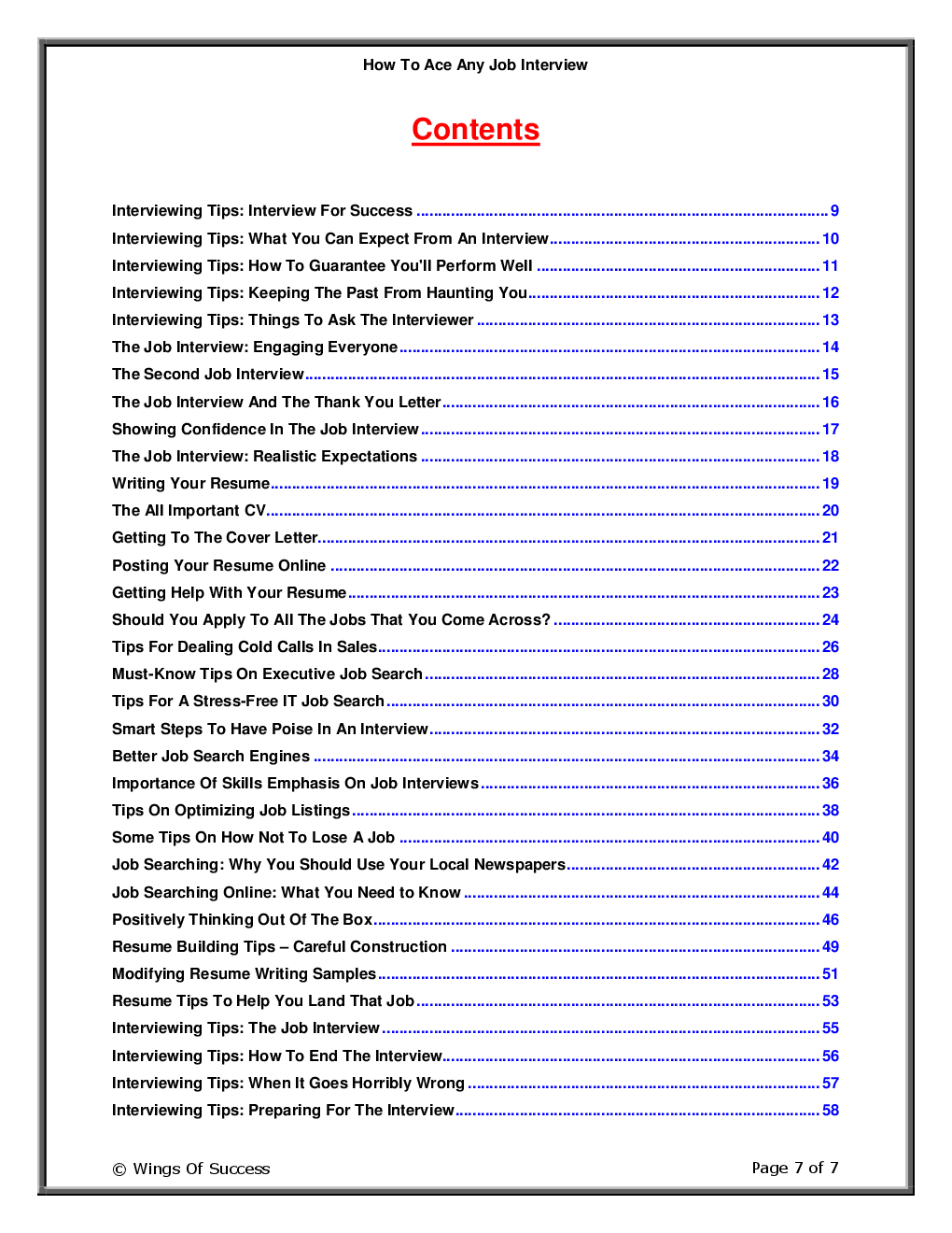 How To Ace Any Job Interview - Page 2