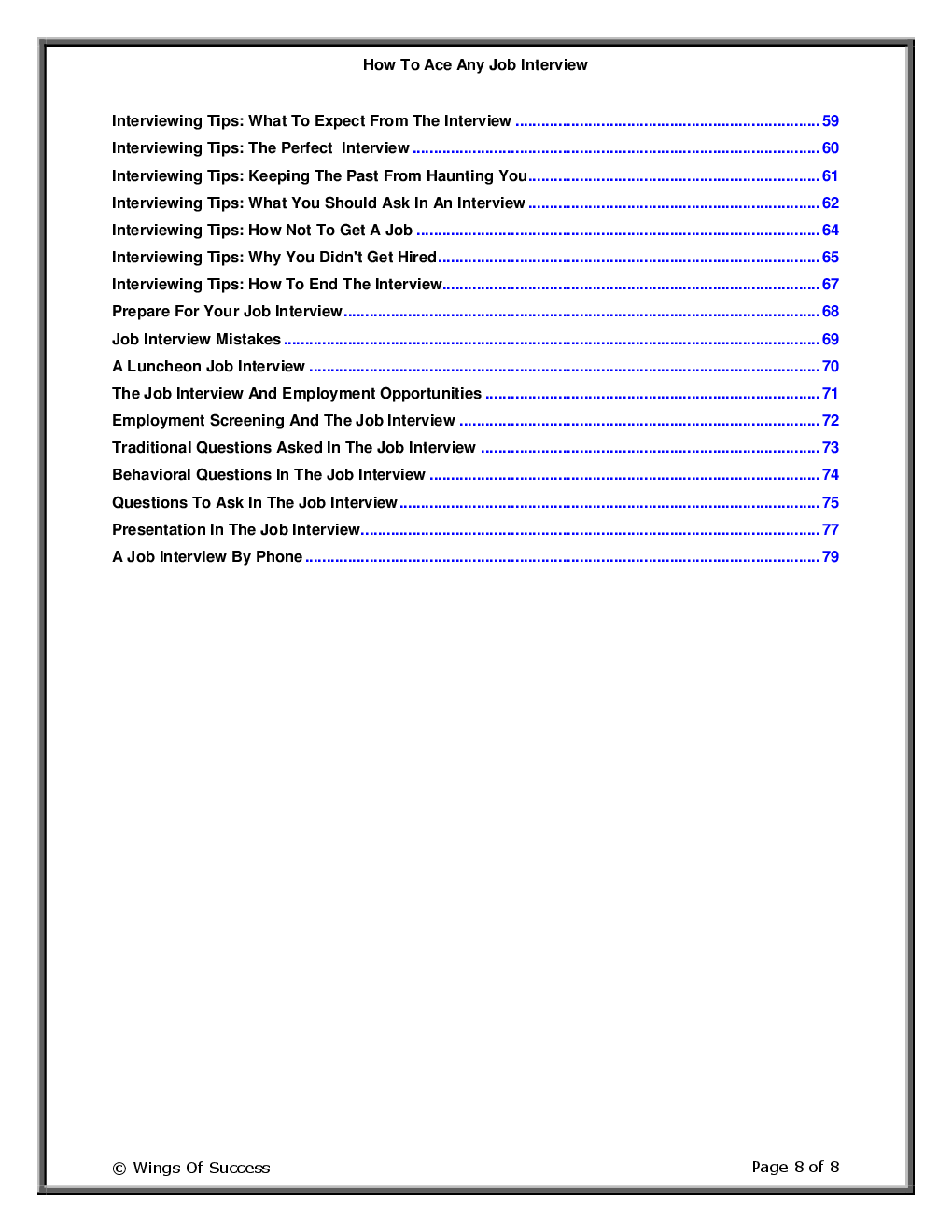 How To Ace Any Job Interview - Page 3