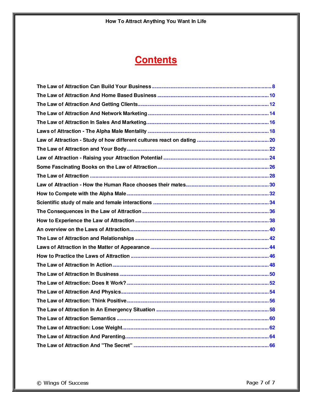 How To Attract Anything You Want In Life - Page 2