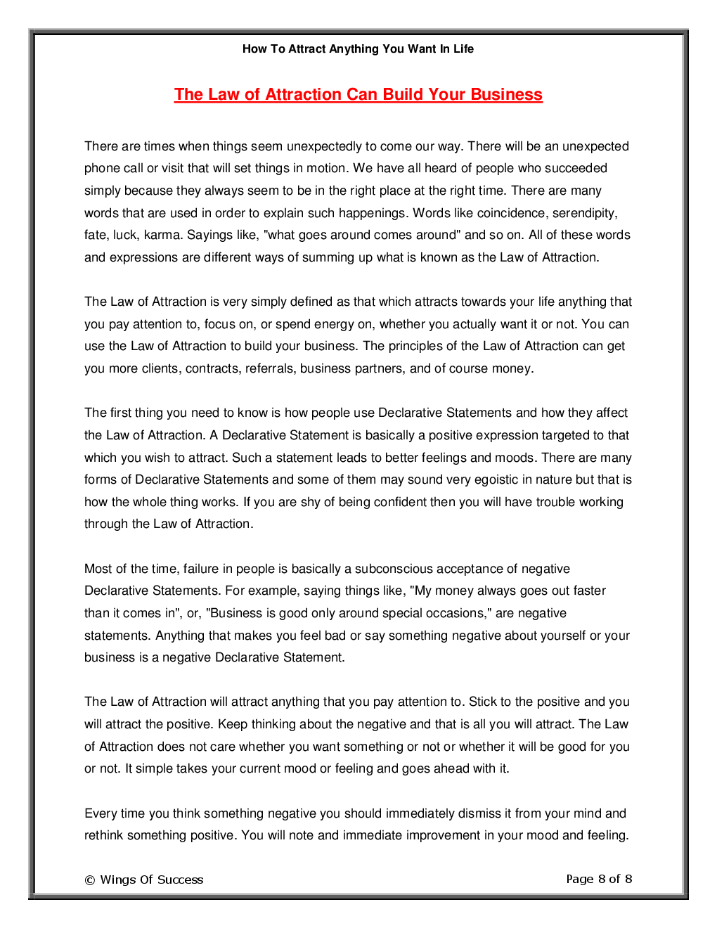 How To Attract Anything You Want In Life - Page 3