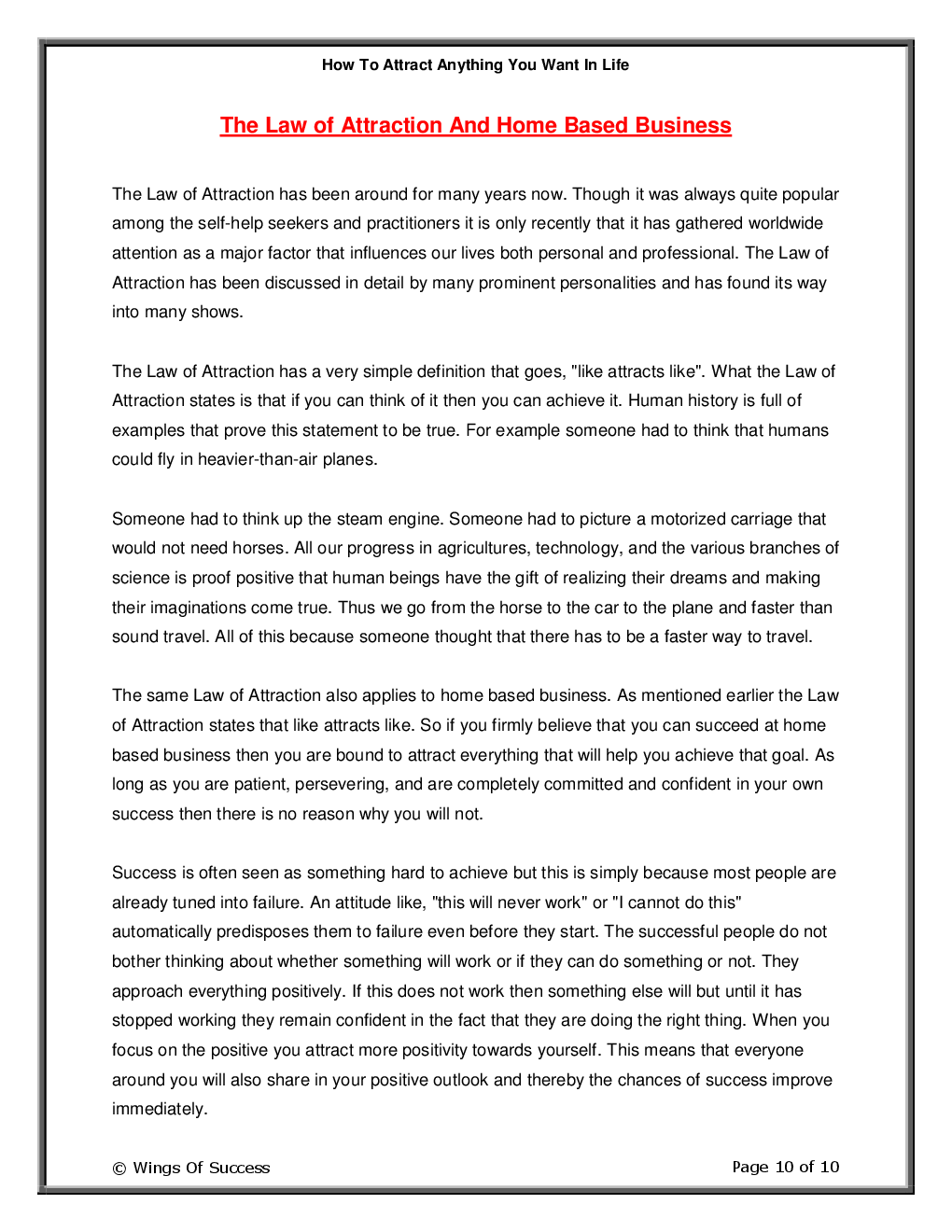 How To Attract Anything You Want In Life - Page 5