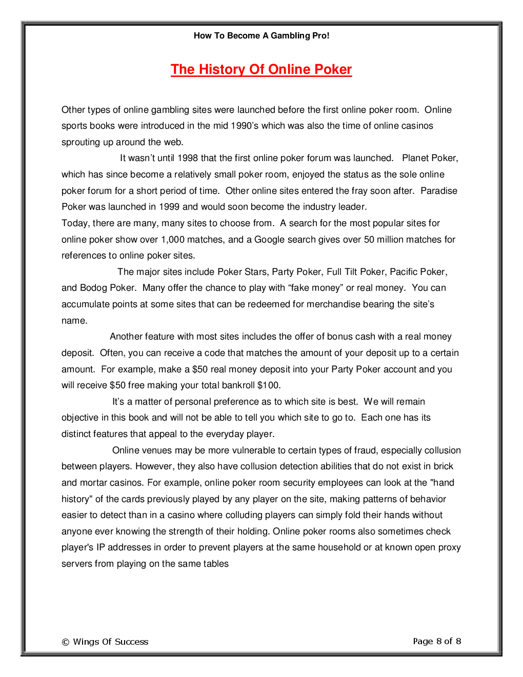 How To Become A Gambling Pro! - Page 3