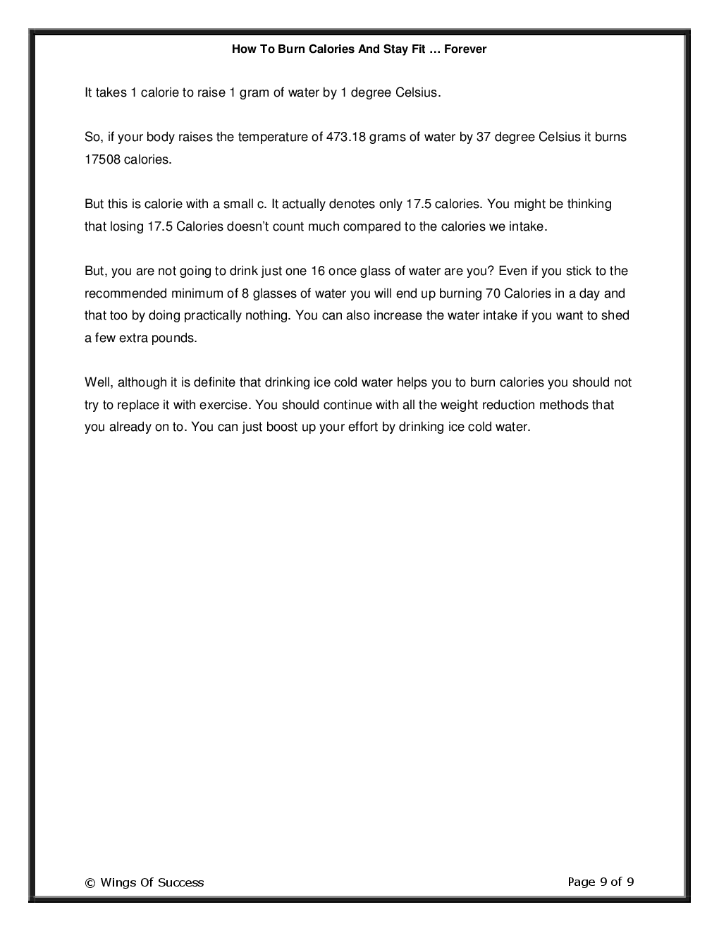 How To Burn Calories And Stay Fit … Forever - Page 4