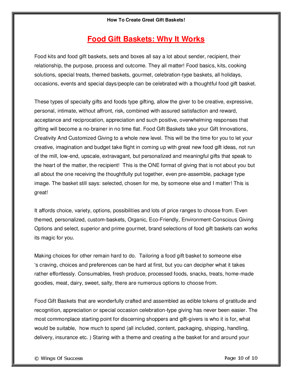 How To Create Great Gift Baskets! - Page 5