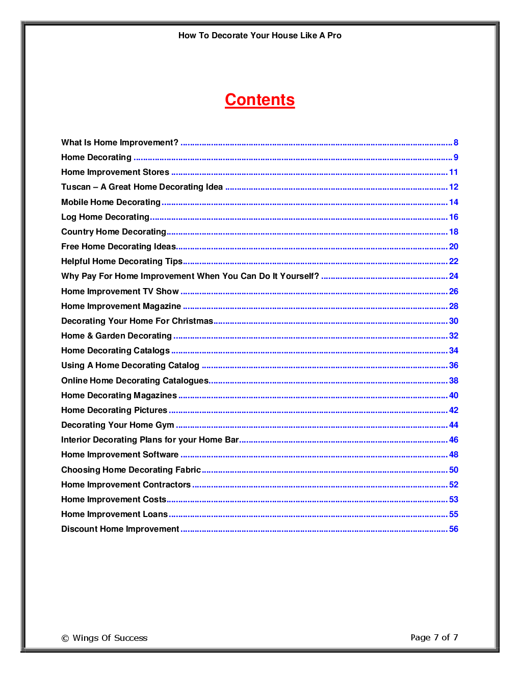 How To Decorate Your House Like A Pro - Page 2