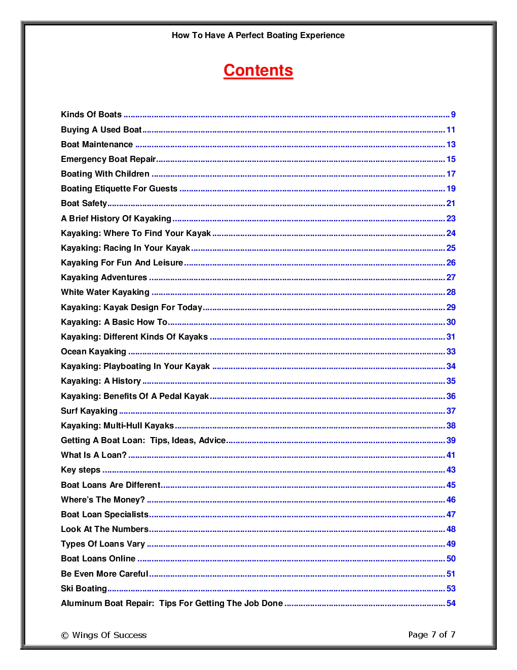 How To Have A Perfect Boating Experience - Page 2