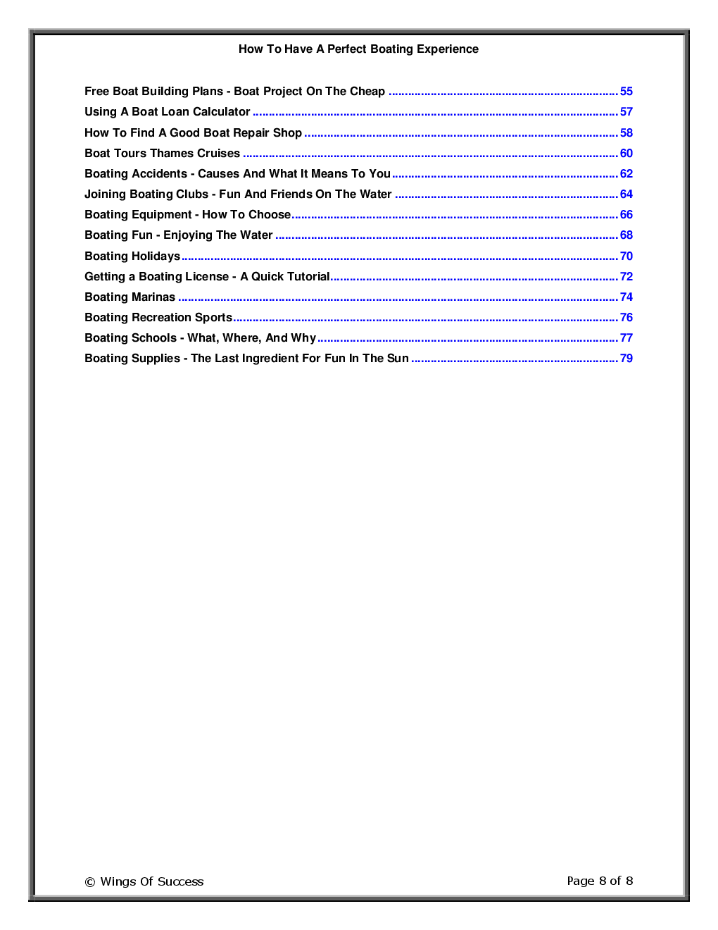 How To Have A Perfect Boating Experience - Page 3