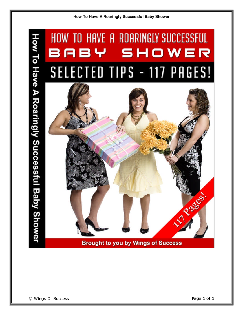 How To Have A Roaringly Successful Baby Shower - Page 1