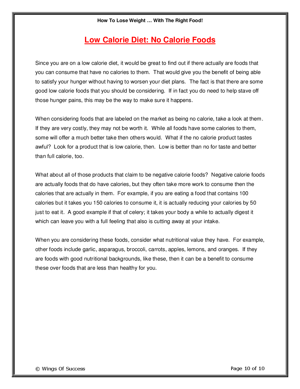 How To Lose Weight … With The Right Food! - Page 5