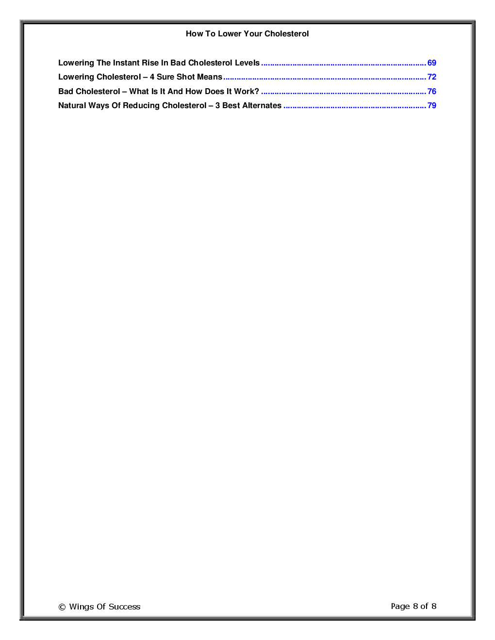 How To Lower Your Cholesterol - Page 3