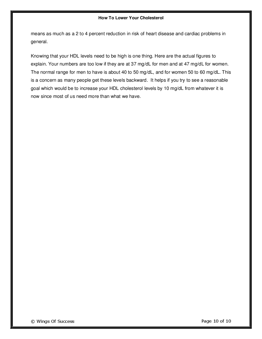 How To Lower Your Cholesterol - Page 5