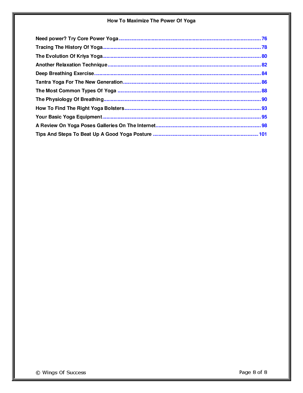 How To Maximize The Power Of Yoga - Page 3