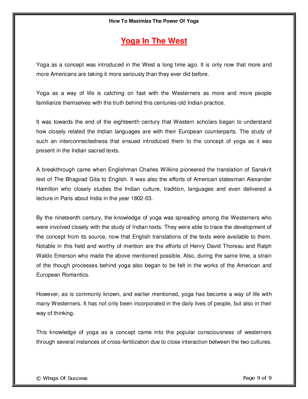 How To Maximize The Power Of Yoga - Page 4