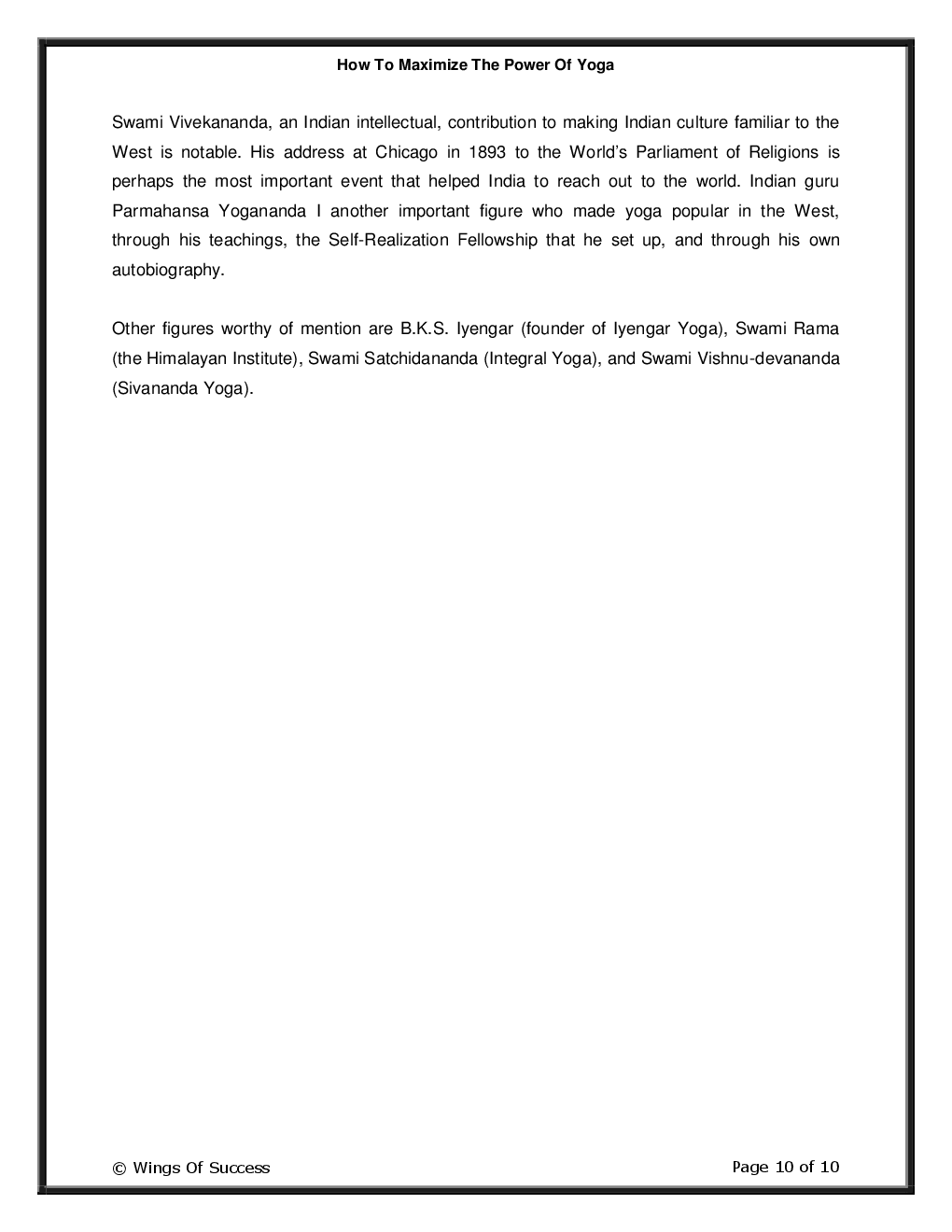 How To Maximize The Power Of Yoga - Page 5