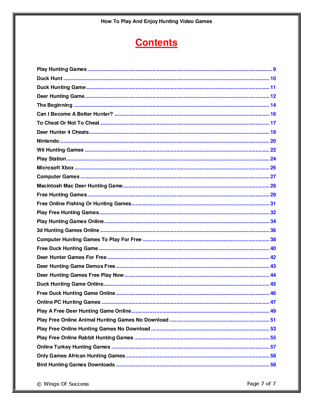 How To Play And Enjoy Hunting Video Games - Page 2