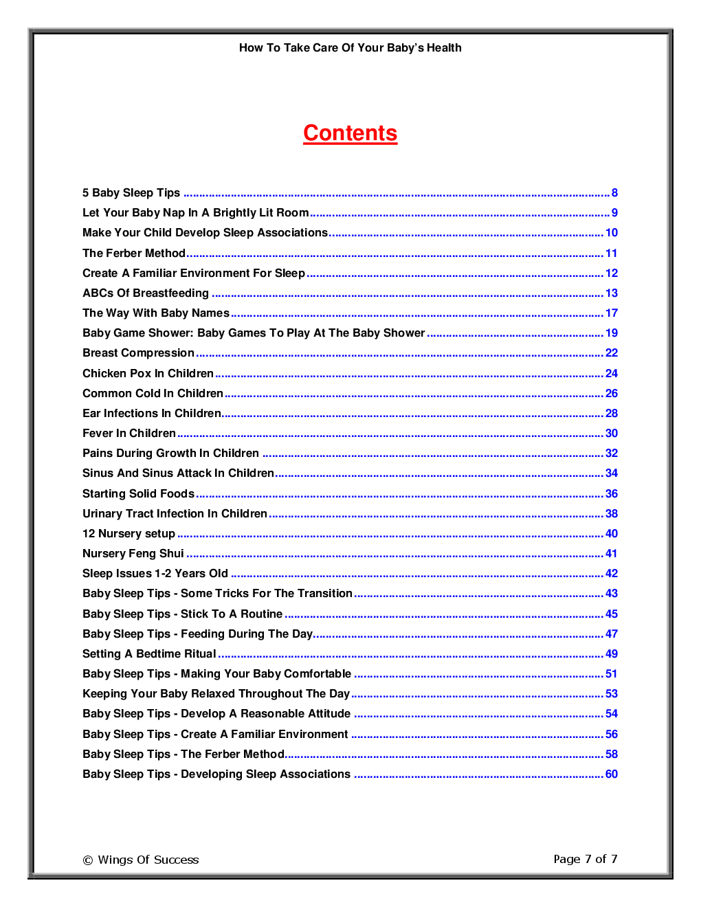 How To Take Care Of Your Baby’s Health - Page 2
