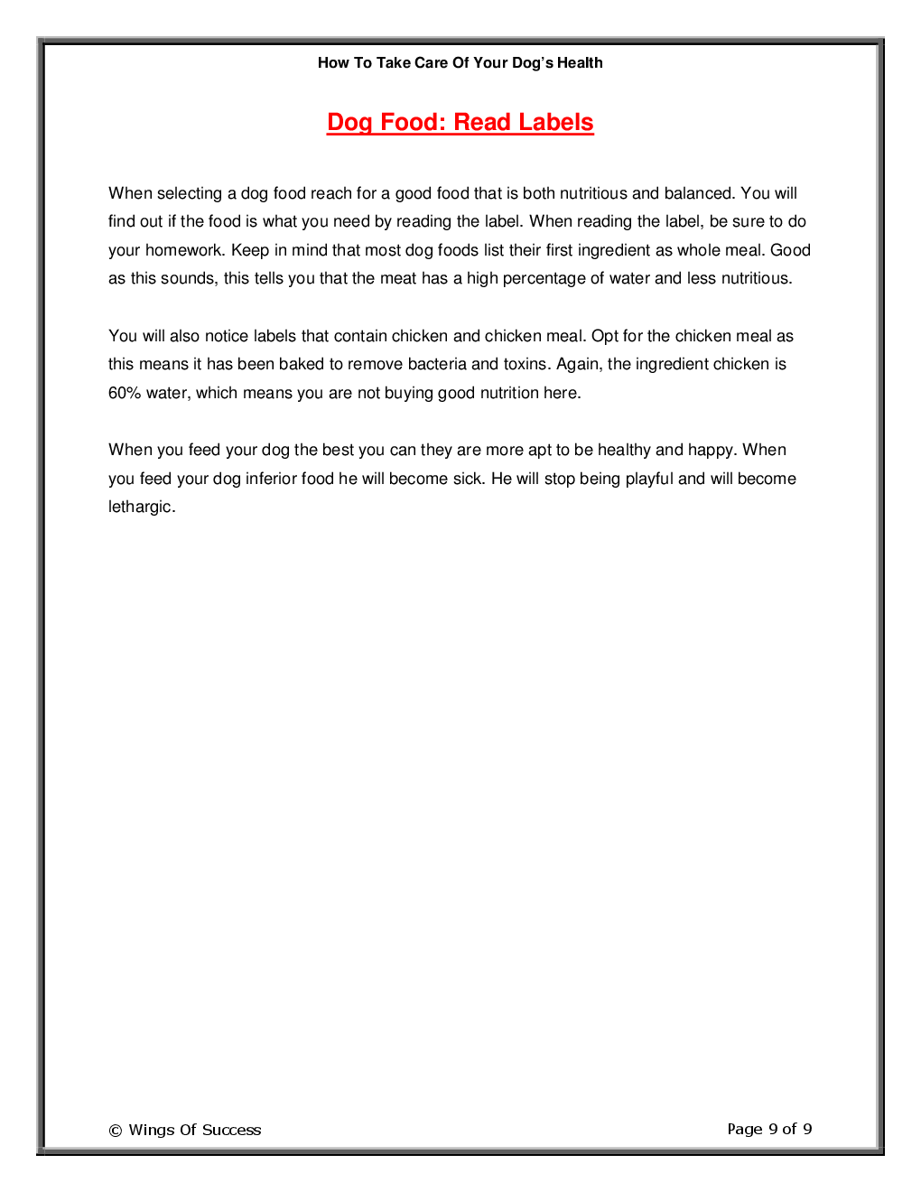 How To Take Care Of Your Dog’s Health - Page 4