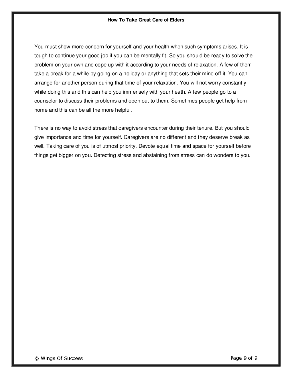 How To Take Great Care of Elders - Page 4