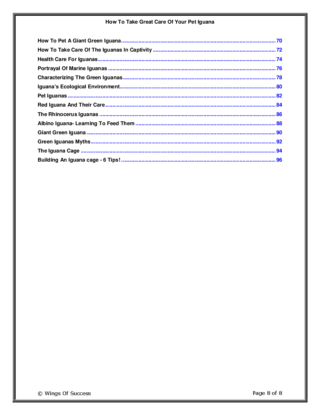 How To Take Great Care Of Your Pet Iguana - Page 3