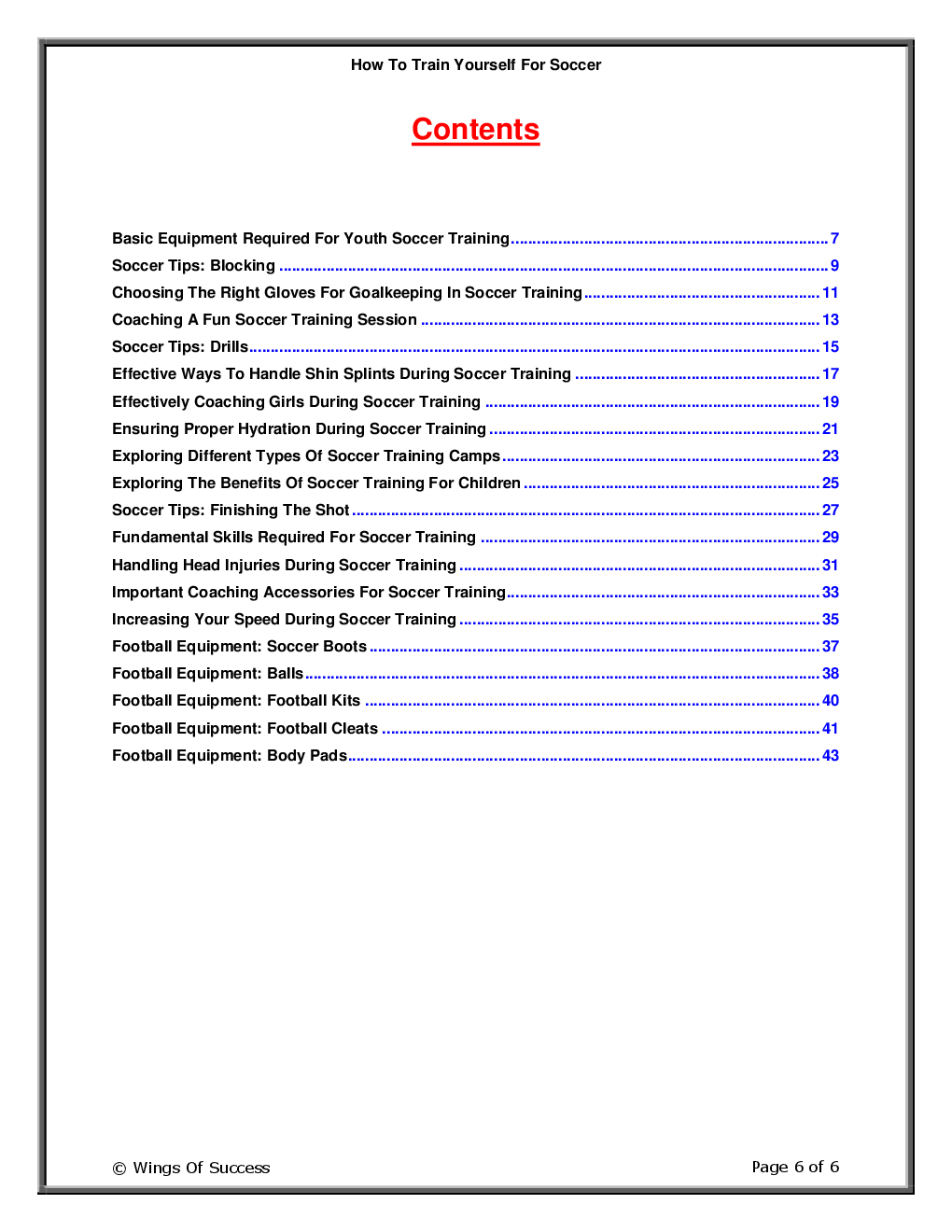 How To Train Yourself For Soccer - Page 2