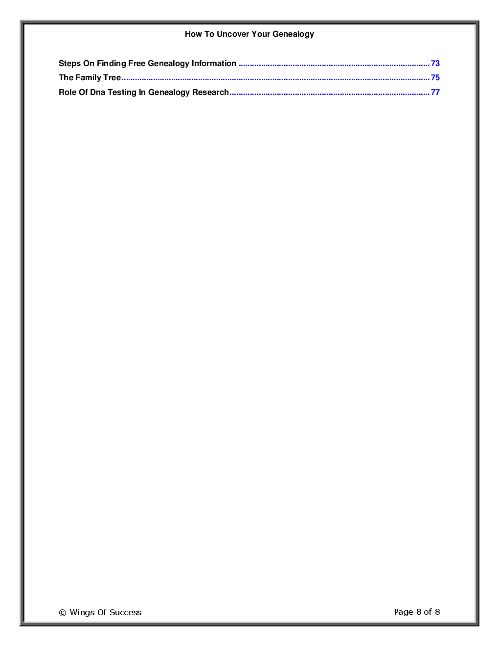 How To Uncover Your Genealogy - Page 3