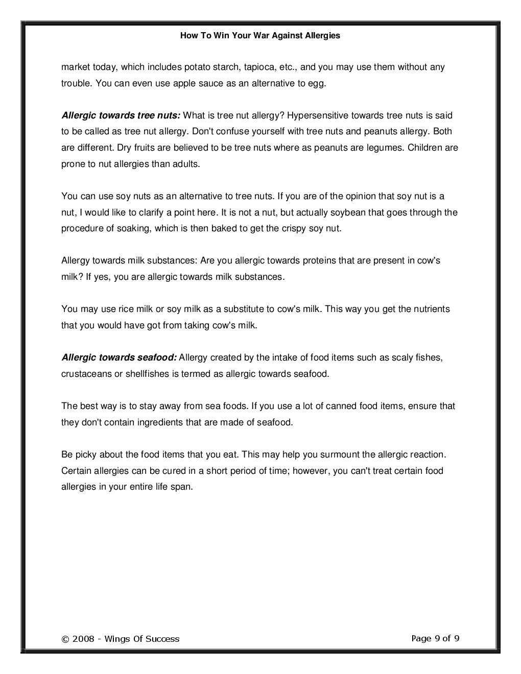 How To Win Your War Against Allergies - Page 4